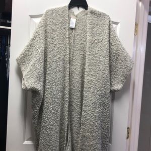 Oversized Free People blanket cardigan